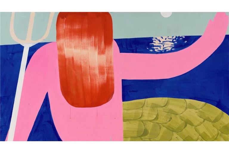 Neues von Carlo Krone - hier das Bild „Sirene“, zeigt die Galerie Thomas Fuchs zum Galerienrundgang Art Alarm in Stuttgart (19. und 20. September) und bei der Armory Show in New York.