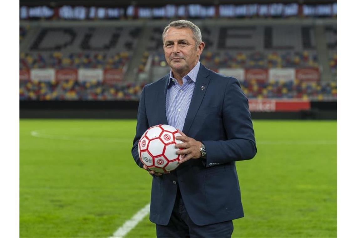 Neues Vorstandsmitglied von Fortuna Düsseldorf: Klaus Allofs. Foto: Marius Becker/dpa