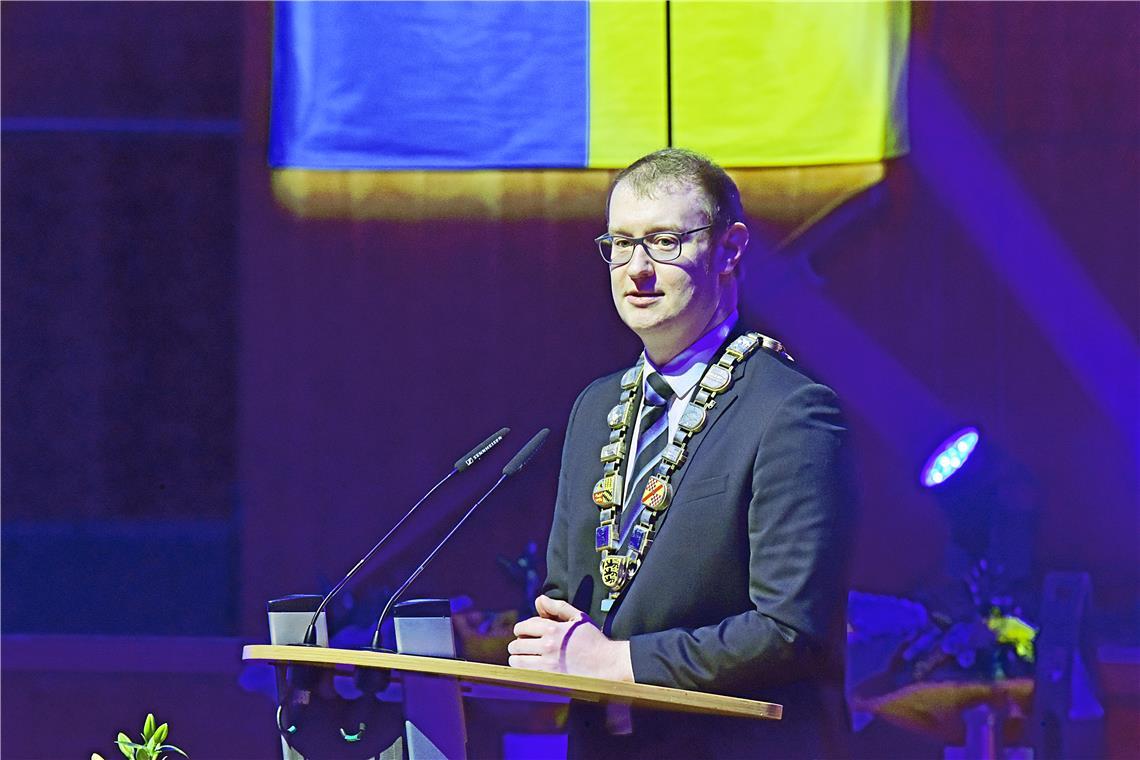 Neujahrsempfang der Stadt Backnang.