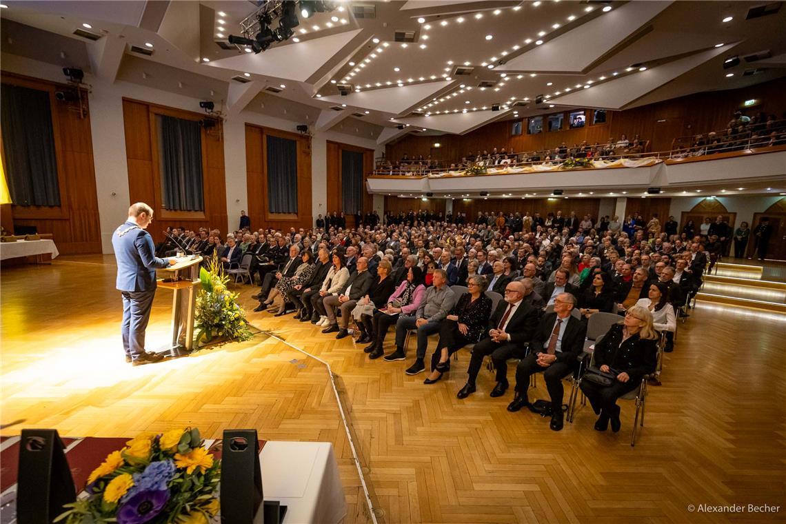 Neujahrsempfang der Stadt Backnang im Backnanger Bürgerhaus