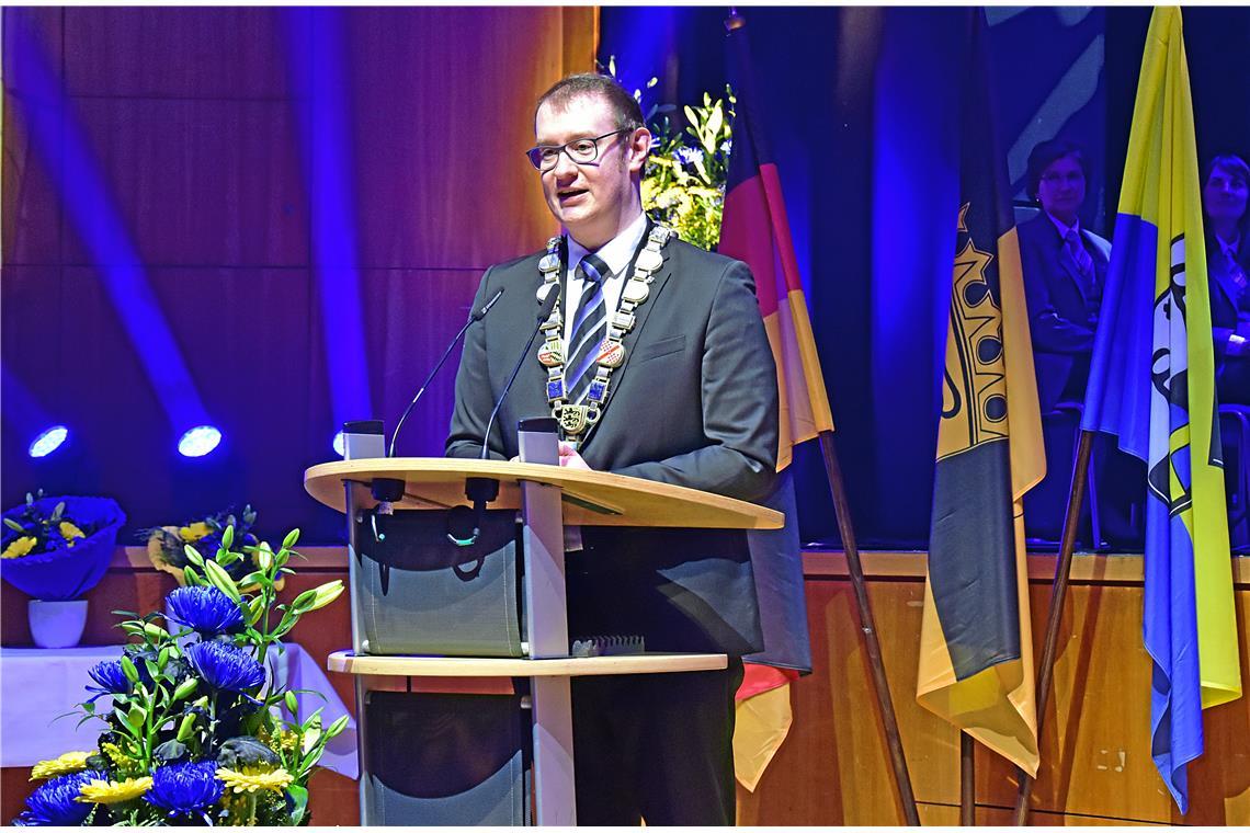 Neujahrsempfang der Stadt Backnang. SK