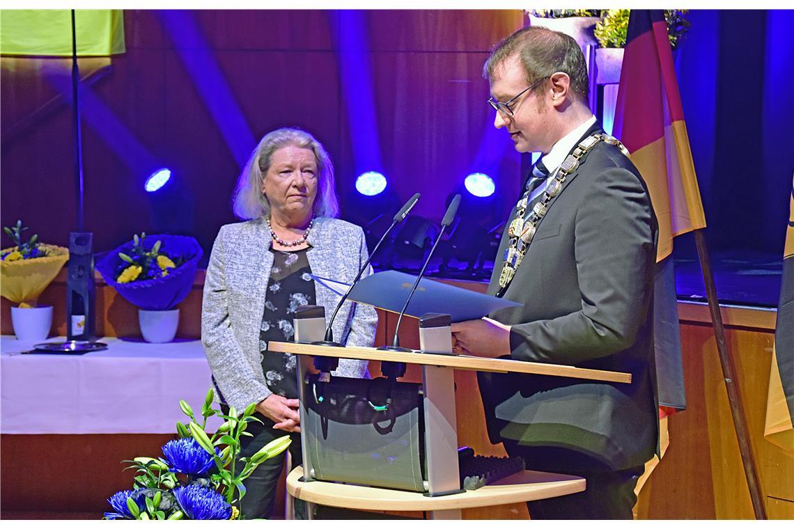 Neujahrsempfang der Stadt Backnang. SK