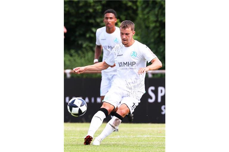 Neuzugang, aber nicht mehr wegzudenken aus dem Kickers-Spiel: Maximilian Zaiser