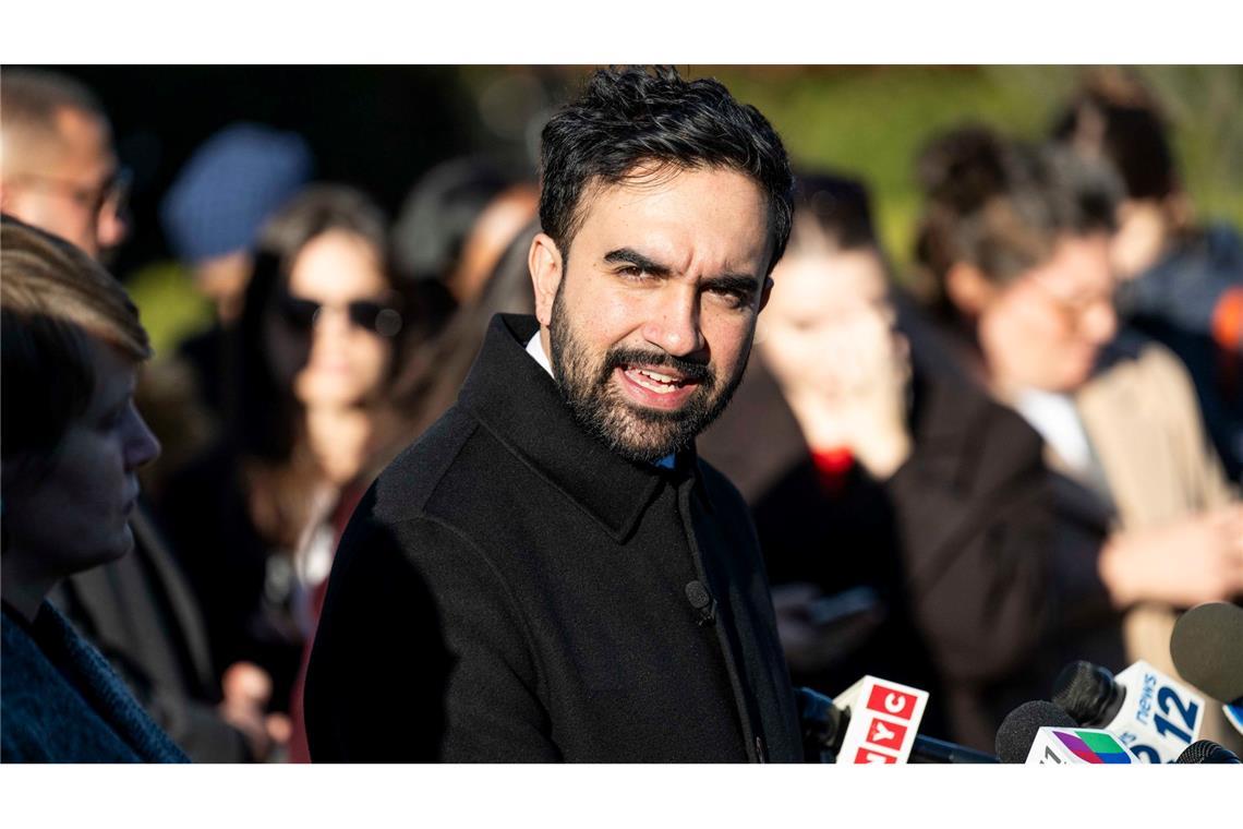 New Yorks designierter Bürgermeister Mamdani wirft Netanjahu einen Genozid im Gazastreifen vor. (Archivbild)