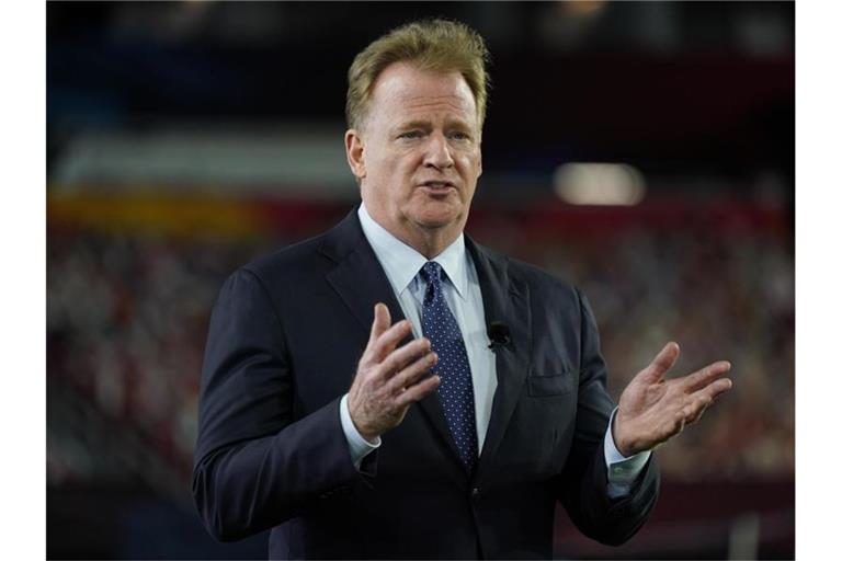 NFL-Boss Roger Goodell. Foto: Charlie Riedel/AP/dpa