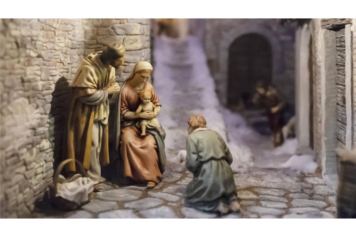 Nicht alle Krippen in Italien sind so schlicht gehalten (Symbolfoto).