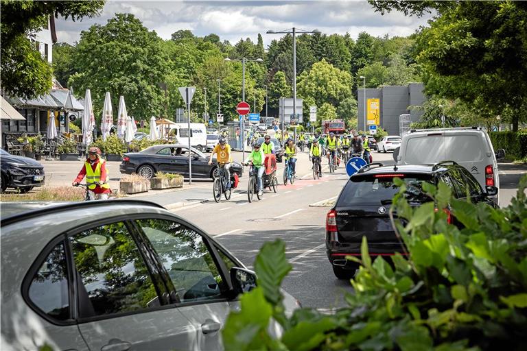 Nicht nur bei der Auftaktveranstaltung zum Stadtradeln konnten die Verwaltung und der ADFC einige Radler mobilisieren, auch an der Abstimmung zum bundesweiten Fahrradklima-Test beteiligten sich die Backnanger sehr engagiert. Archivfoto: Alexander Becher