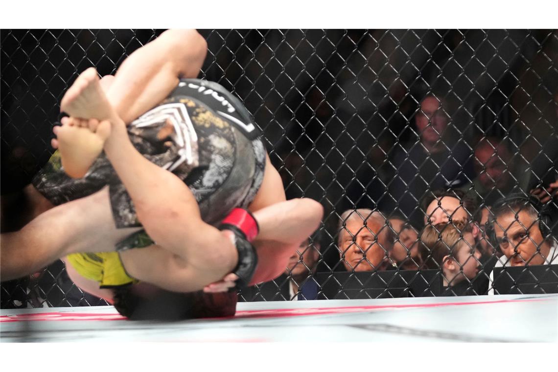 Nicht selten wird einer der UFC-Kämpfer im Ring bewusstlos geprügelt.
