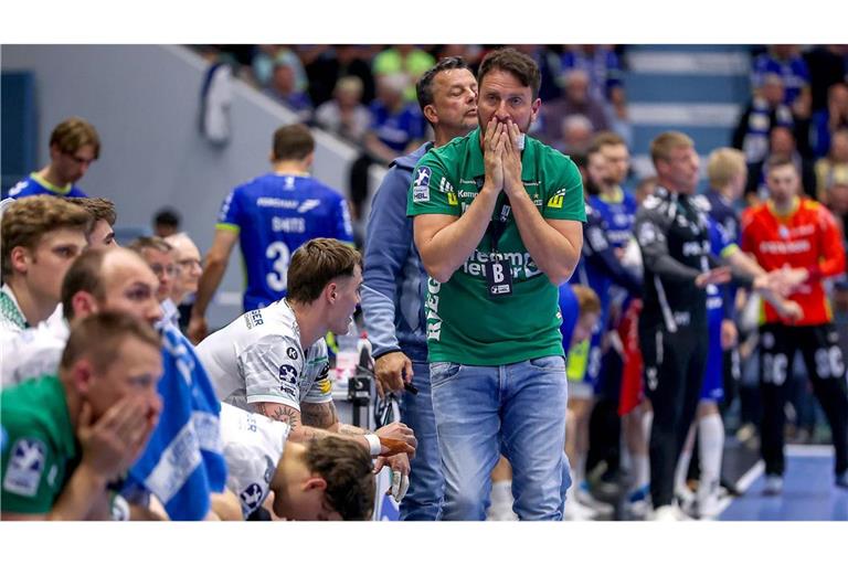Nicht zu fassen: Frisch-Auf-Trainer Ben Matschke.