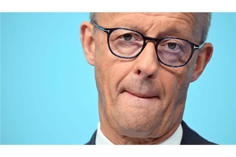 NIcht zufrieden: Bundeskanzler Friedrich Merz.