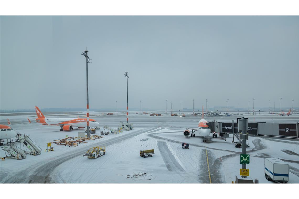 Nichts geht mehr am Berliner Flughafen.