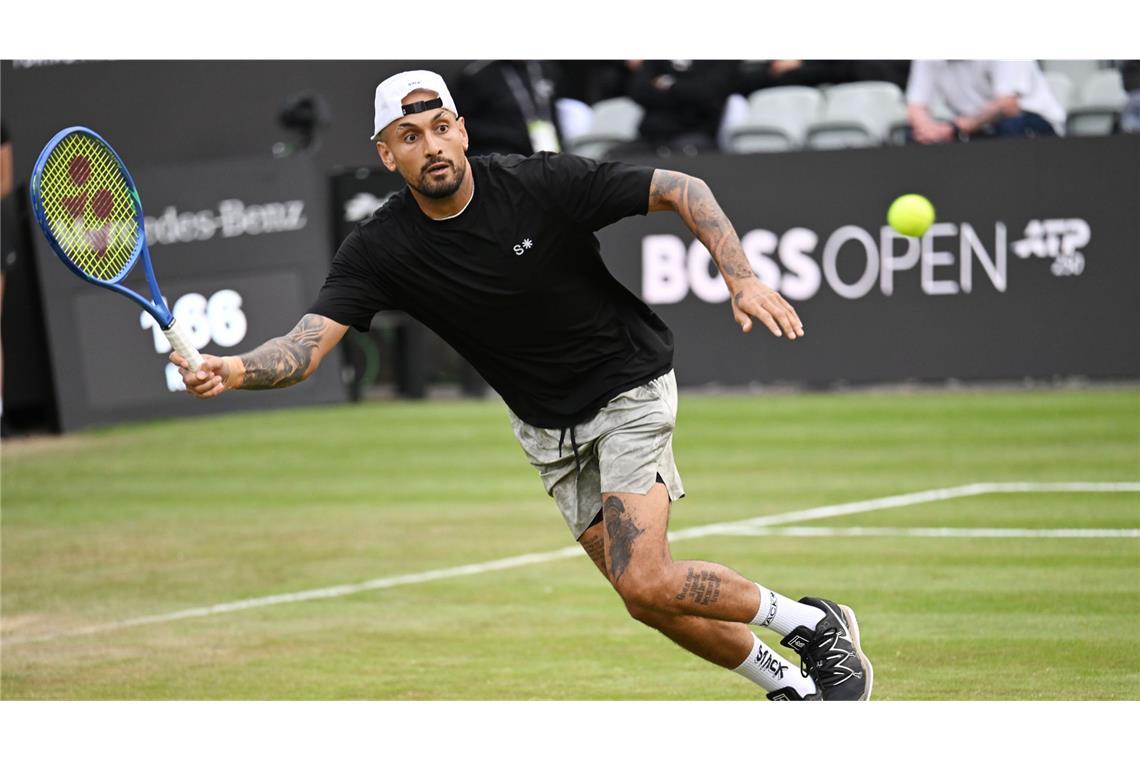 Kyrgios-Comeback endet im Stuttgarter Achtelfinale