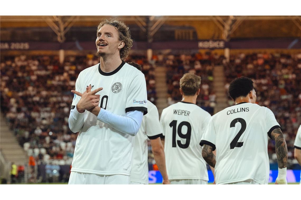 "Einfach geil": Deutsche U21 feiert Final-Einzug Nick Woltemade jubelt auch im Halbfinale als Torschütze.