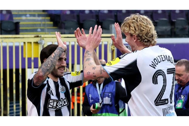 Nick Woltemade traf für Newcastle zur 1:0-Führung.