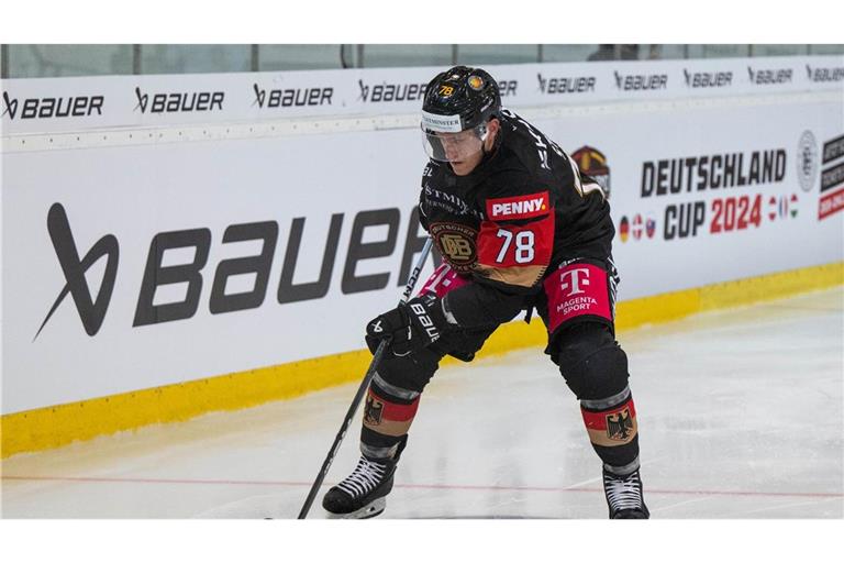 Nico Sturm ist für die Auswahl des Deutschen Eishockey-Bundes enorm wichtig.