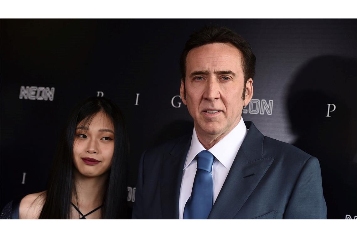 Nicolas Cage mit seiner Ehefrau Riko Shibata. (Archivbild)