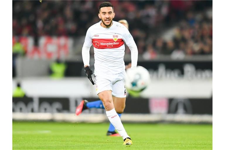 Nicolas Gonzalez vom VfB Stuttgart in Aktion. Foto: Tom Weller/dpa/Archivbild