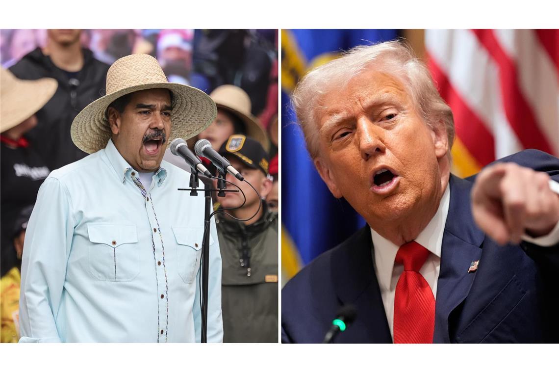 Nicolás Maduro (links) und Donald Trump. (Archivbilder)
