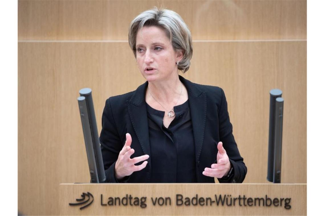 Nicole Hoffmeister-Kraut, die Wirtschaftsministerin von Baden-Württemberg. Foto: Marijan Murat/dpa/Archivbild