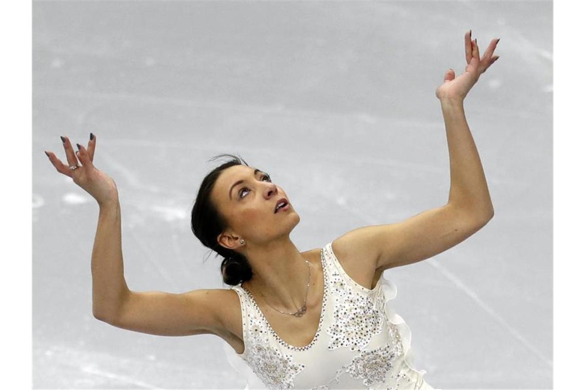 Nicole Schott beendete das Kurzprogramm auf Rang 19. Foto: Sergei Grits/AP