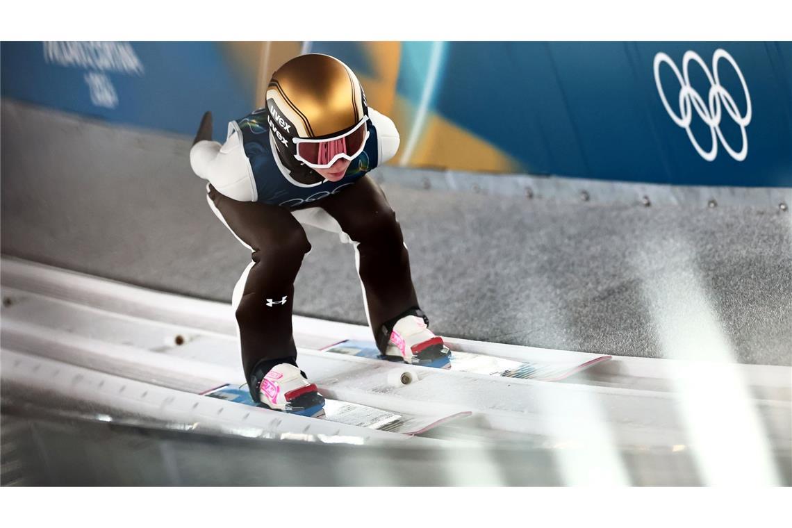 Nika Prevc war als Topfavoritin gestartet, am Ende gab es Silber.