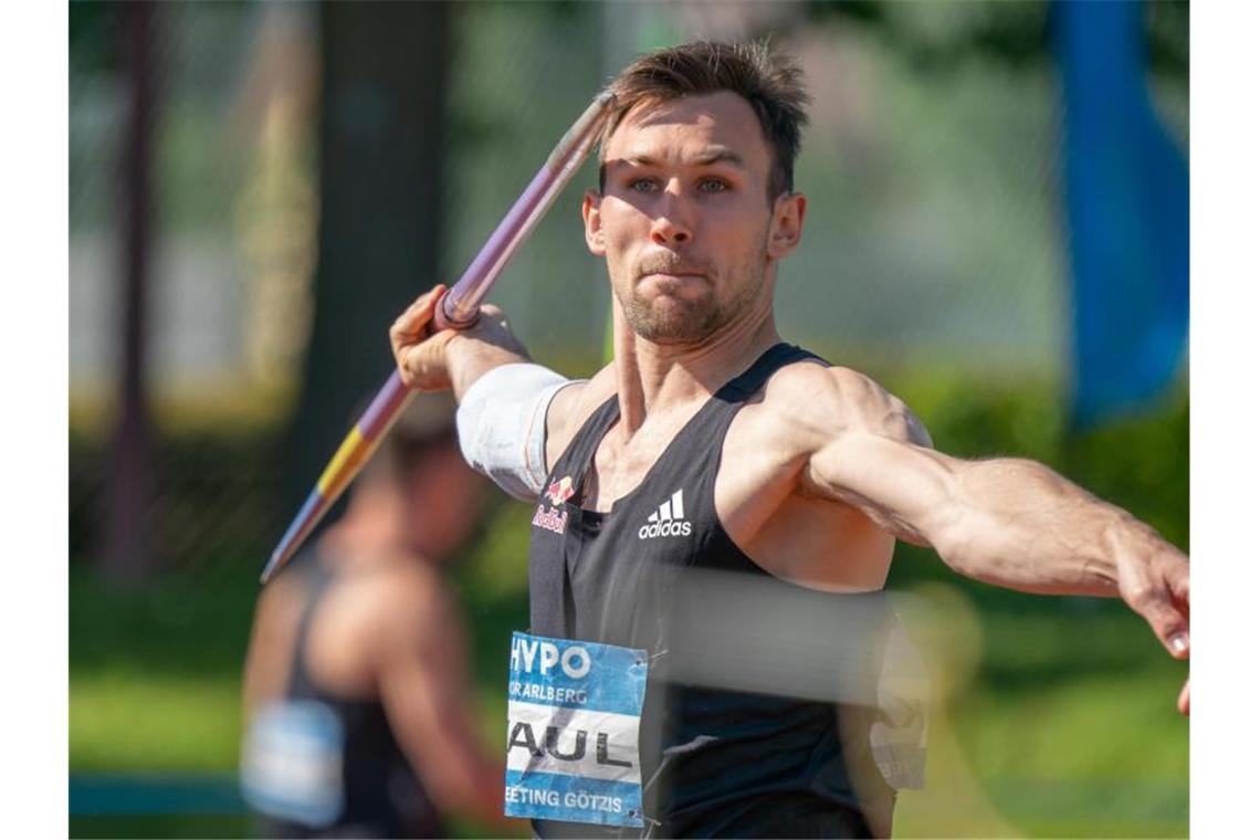 „Besser im Bett geblieben“: Kaul verfehlt Olympia-Norm Niklas Kaul beim Speerwurf in Götzis. Foto: Dietmar Stiplovsek/APA/dpa