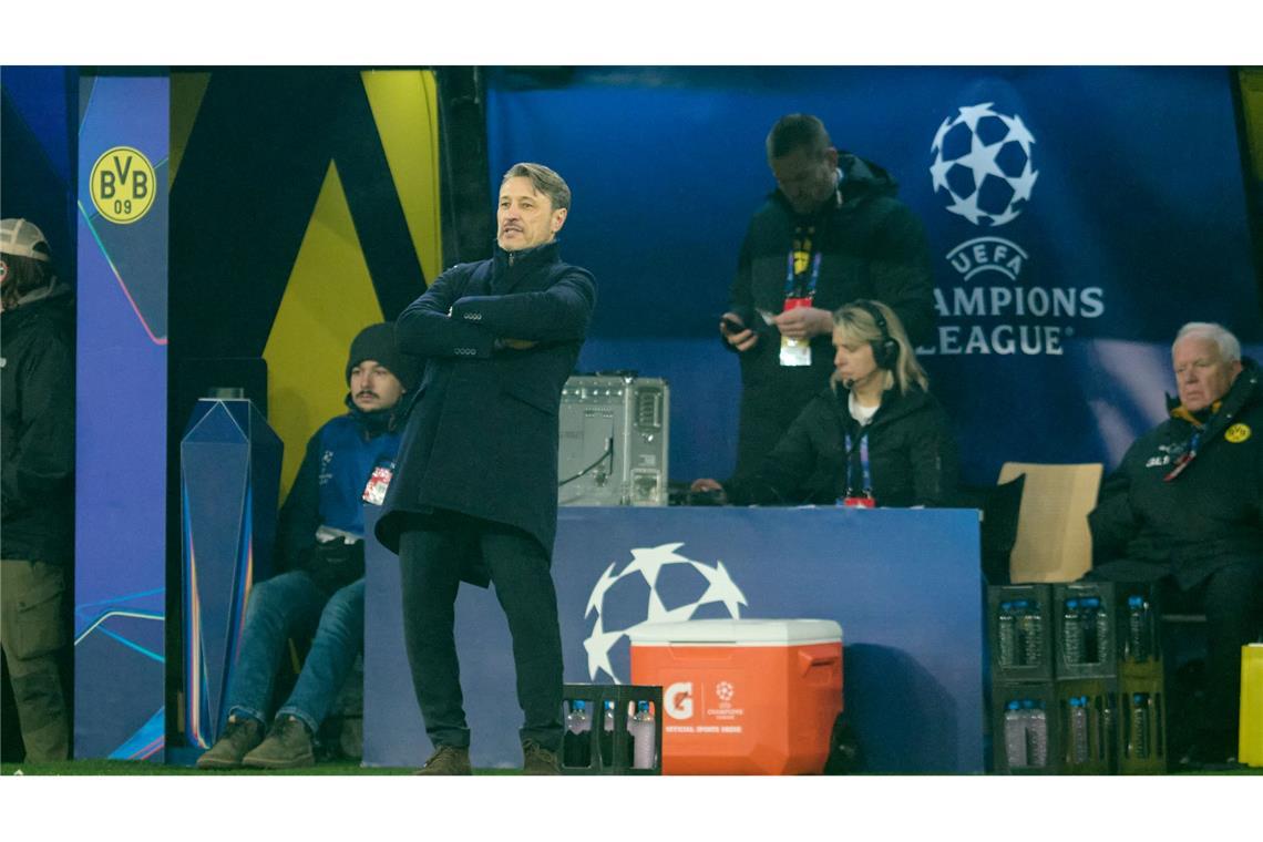 Niko Kovac konnte vor allem mit der Offensive seines Teams nicht zufrieden sein.