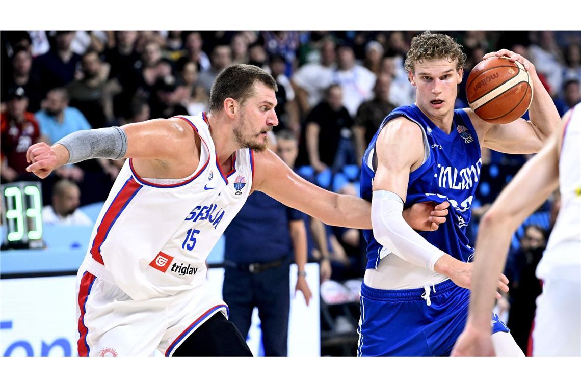 Nikola Jokic und „die Blamage des Jahrhunderts“ Nikola Jokic (links) und Serbien sind raus.