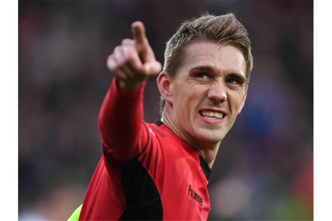 Nils Petersen vom SC Freiburg. Foto: Patrick Seeger/dpa/Archivbild