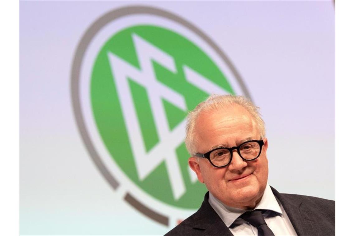 DFB-Präsident Keller: EM-Halbfinale Minimalziel Nimmt das Löw-Team bei der EM in die Pflicht: DFB-Präsident Fritz Keller. Foto: Boris Roessler/dpa