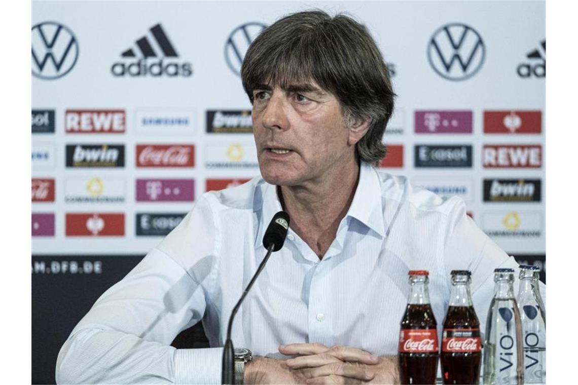 Neue EM-Hauptrollen: Löw startet Kampf gegen die Zweifel Nimmt sein letztes Turnier als Bundestrainer in Angriff: Bundestrainer Joachim Löw. Foto: Thomas Böcker/DFB-Pool/dpa