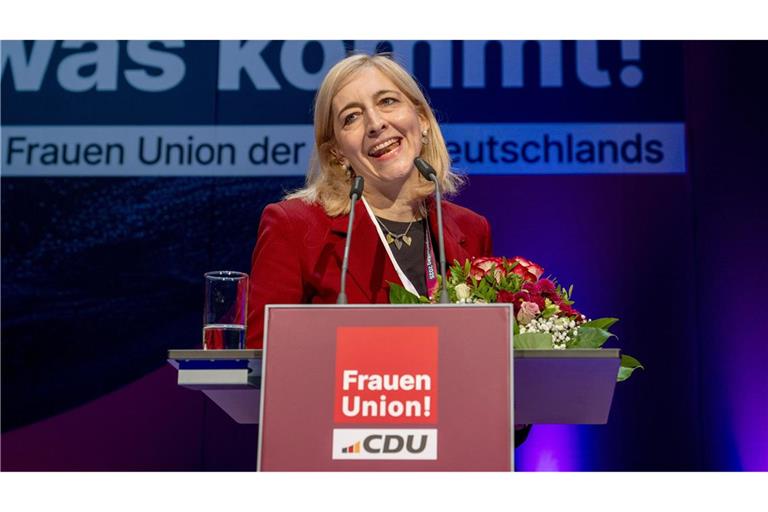 Nina Warken wurde am Wochenende zur neuen Vorsitzenden der Frauen-Union gewählt.