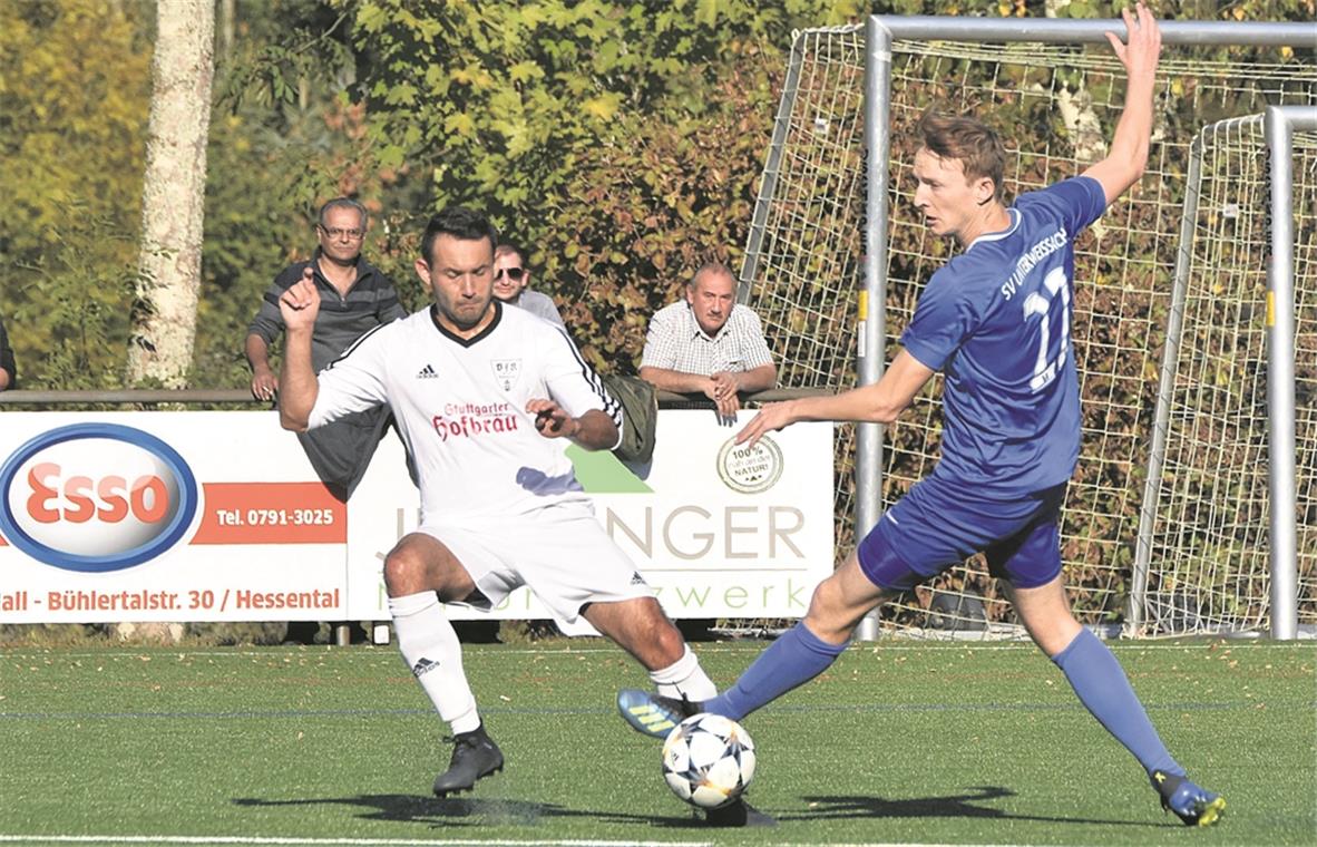 Noch für Murrhardt im Einsatz, nach Weihnachten wieder im Backnanger Trikot: Andreas Grimmer (links), der die TSG II übernimmt. Foto: T. Sellmaier