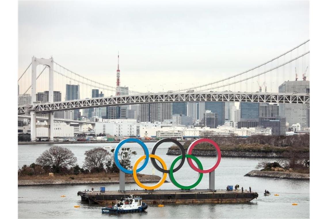 Noch hält das IOC an der Olympia-Austragung in Tokio fest. Foto: Jae C. Hong/AP/dpa