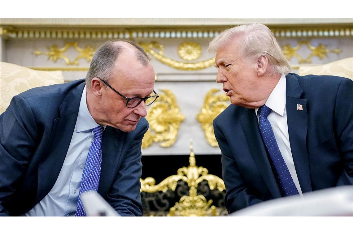 Noch im vergangenen Monat sprach Merz nach einem Treffen mit Trump von einer US-Zusage, an der militärischen Präsenz in Deutschland festzuhalten. (Archivbild)