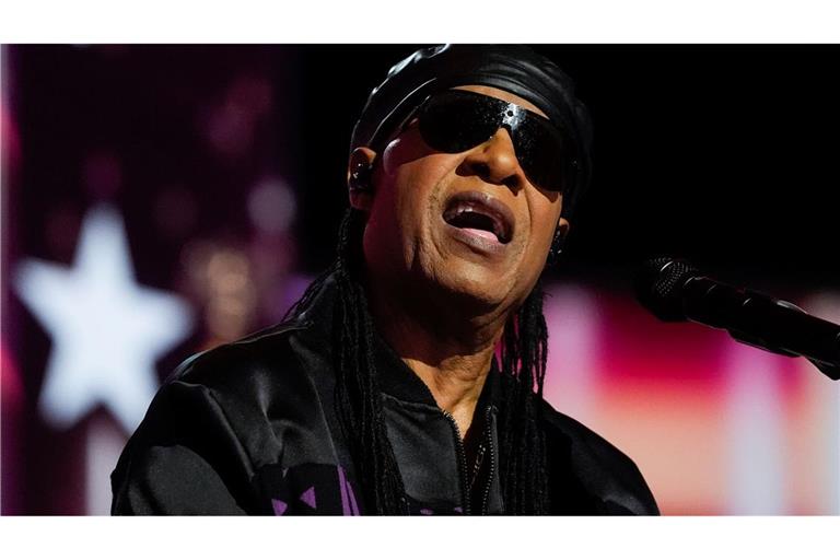 Noch immer auf der Bühne: Stevie Wonder