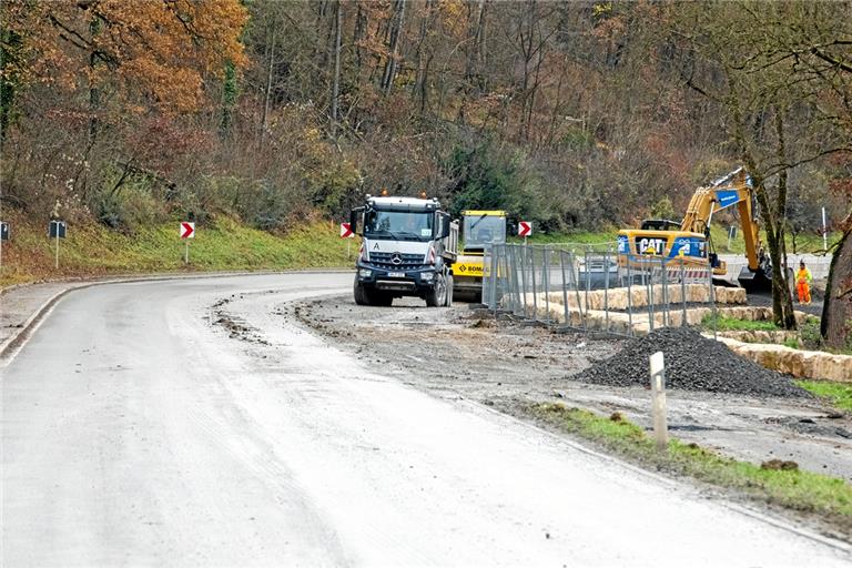 Noch ist der Geh- und Radweg zwischen Kirchberg und der Schweißbrücke nicht komplett fertig. Ein Teilstück wird aber freigegeben. Foto: A. Becher