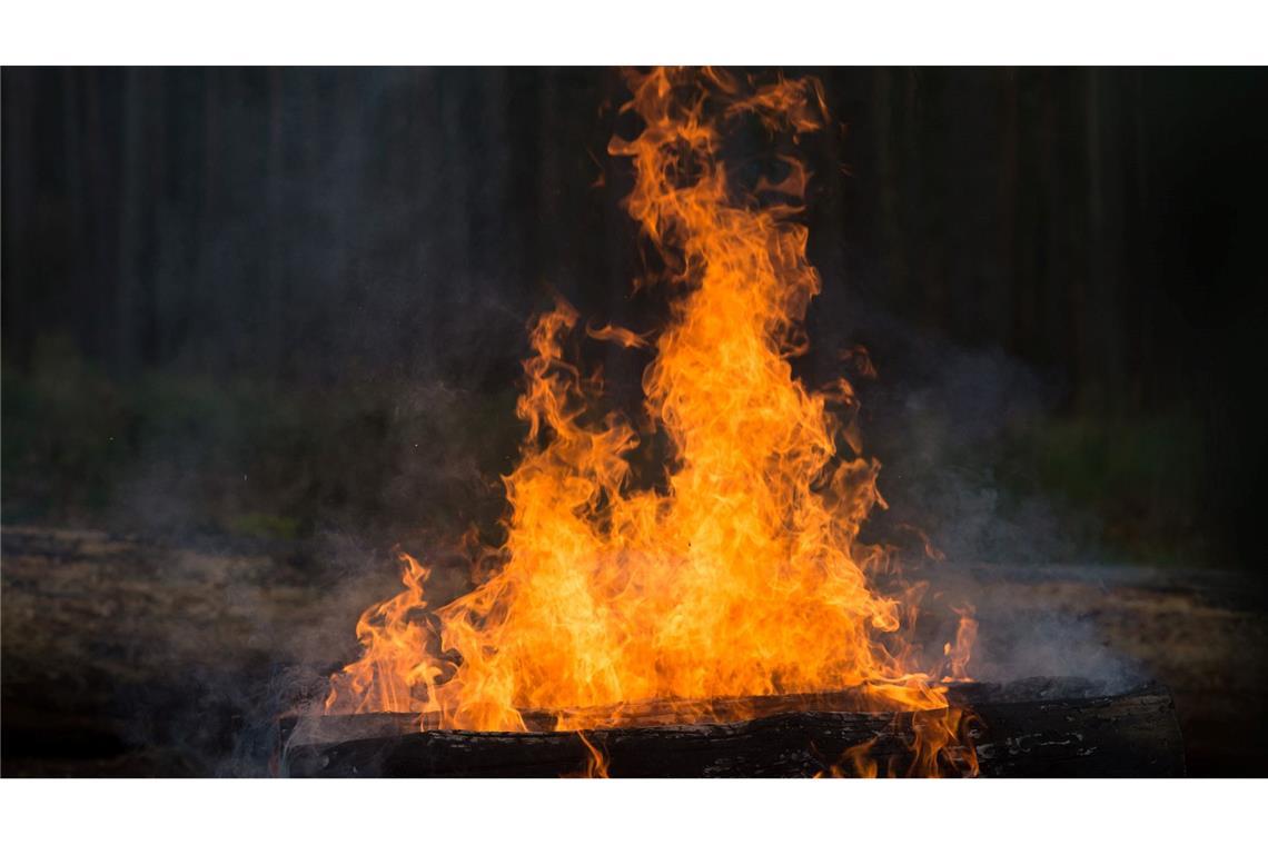Noch ist unklar, wie das explosive Material in die Feuerstelle kam. (Symbolbild)