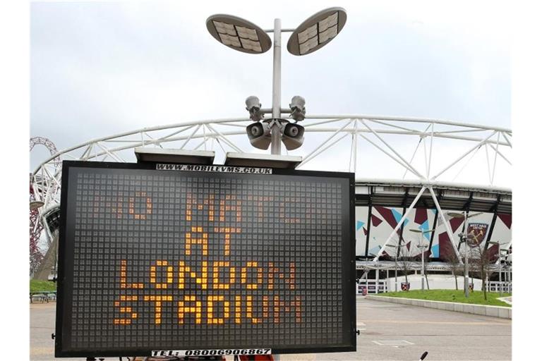 Noch ist völlig offen, wann die Premier League wieder ihren Spielbetrieb aufnimmt. Foto: Steven Paston/PA Wire/dpa
