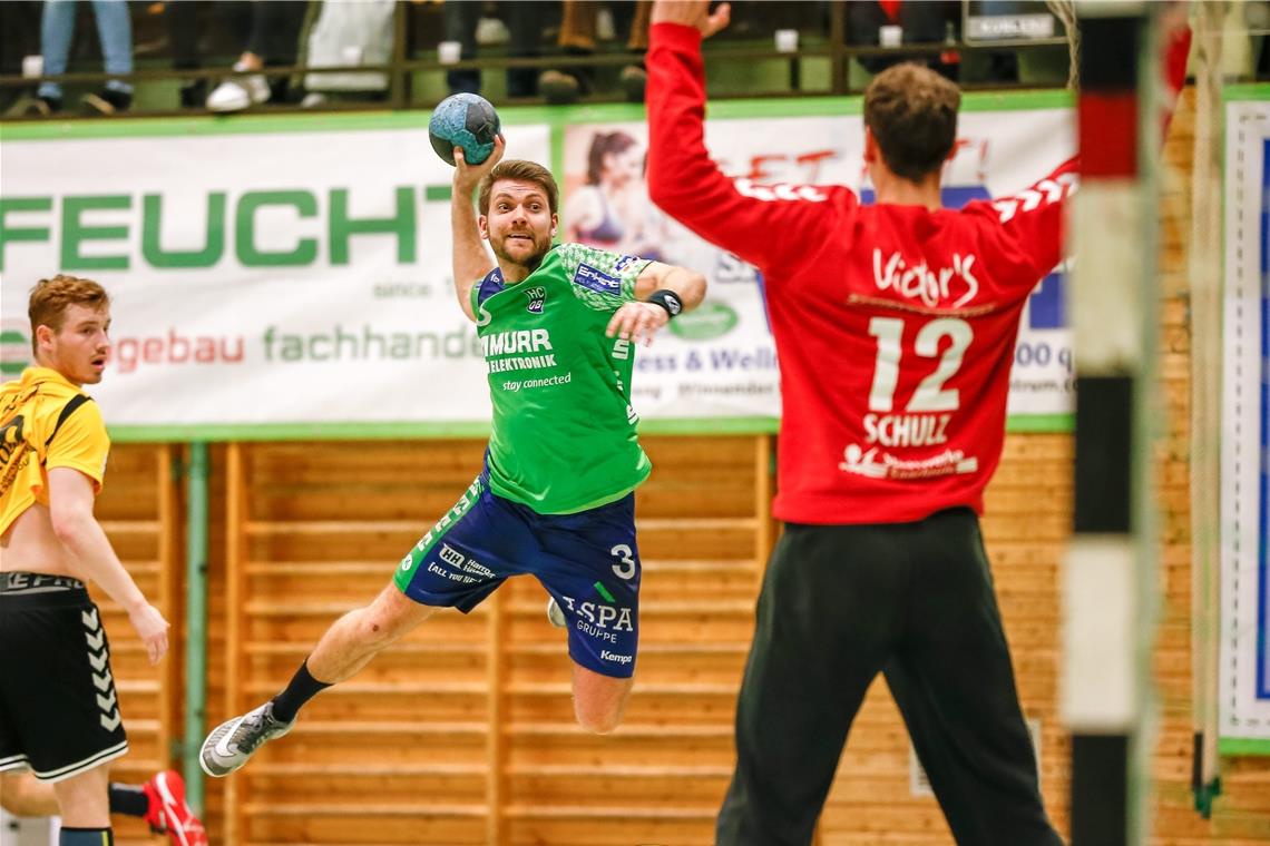 Noch zweimal liegt der Fokus von Marcel Lenz auf dem Handball, danach gilt sein Blick der großen weiten Welt. Foto: Alexander Becher