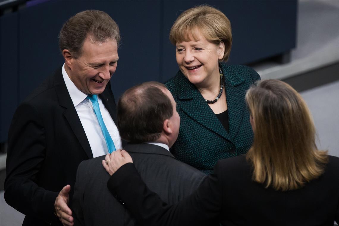 Norbert Barthle hat einen guten Draht zu Bundeskanzlerin Angela Merkel, die ihn auch zweimal als Staatssekretär in ihre Regierung berief. Foto: T. Koch