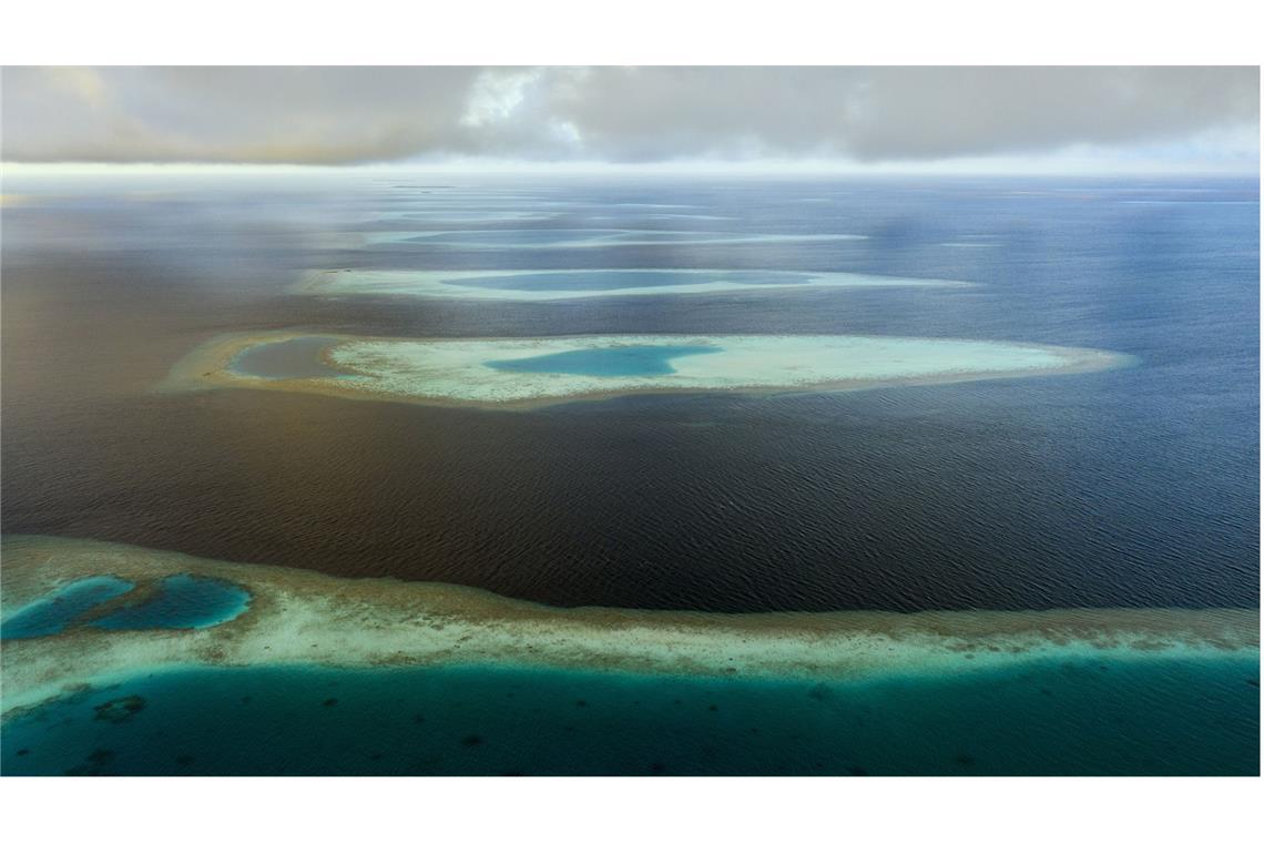 Unumkehrbar! Erster Kipppunkt der Erde ist überschritten Nord -Ari-Atoll: Malediven im Indischen Ozean.