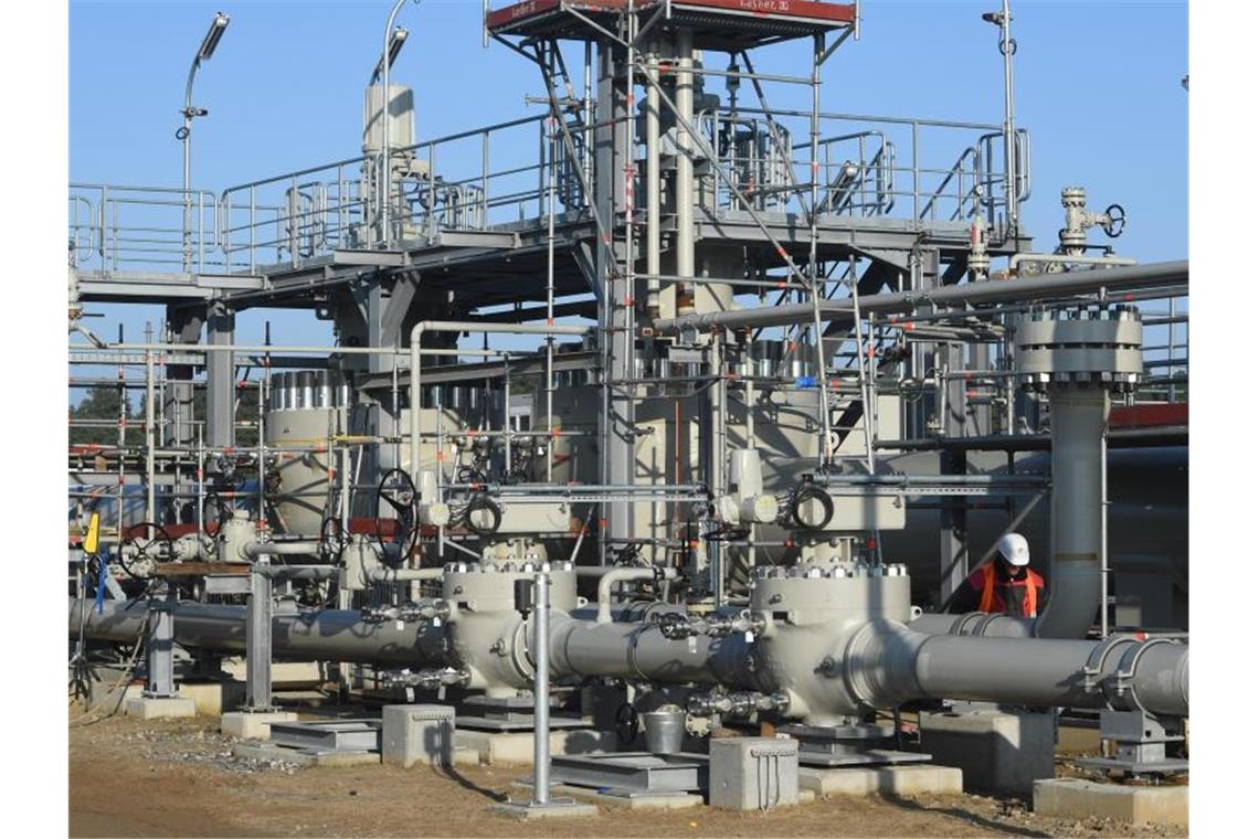 US-Sanktionen gegen Ostsee-Pipeline Nord Stream 2 Nord-Stream-2-Empfangsstation in Lubmin in Mecklenburg-Vorpommern. Foto: Stefan Sauer/zb/dpa/Archivbild