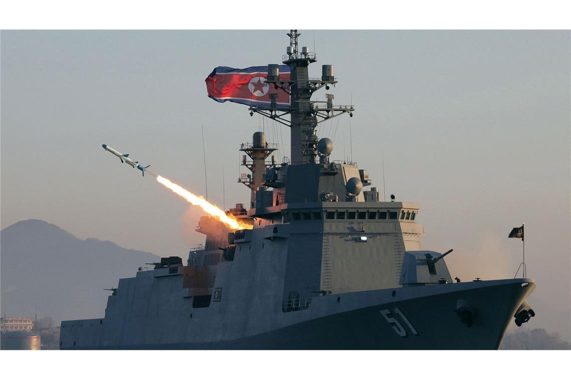 Nordkorea hat erneut Raketen getestet.