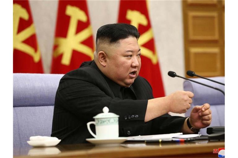 Nordkoreas Machthaber Kim Jong Un. Foto: -/KCNA/dpa