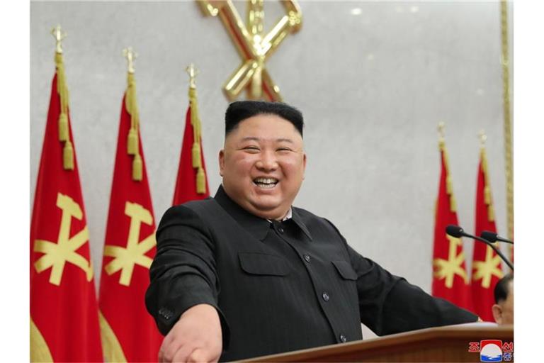 Nordkoreas Machthaber Kim Jong Un gilt wegen seines Atomwaffenprogramms als Gefahr für den Frieden. Foto: -/KCNA/dpa
