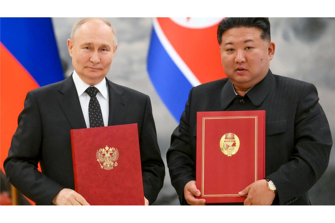Nordkoreas Machthaber Kim Jong Un ist im vergangenen Jahr eine für das Land beispiellose Militärkooperation mit Russland eingegangen. (Archivfoto)