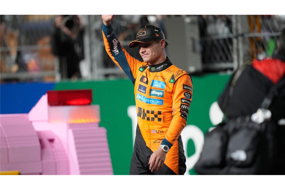 Norris war unzufrieden mit Rang zwei - danach wurde seine Laune noch schlechter.