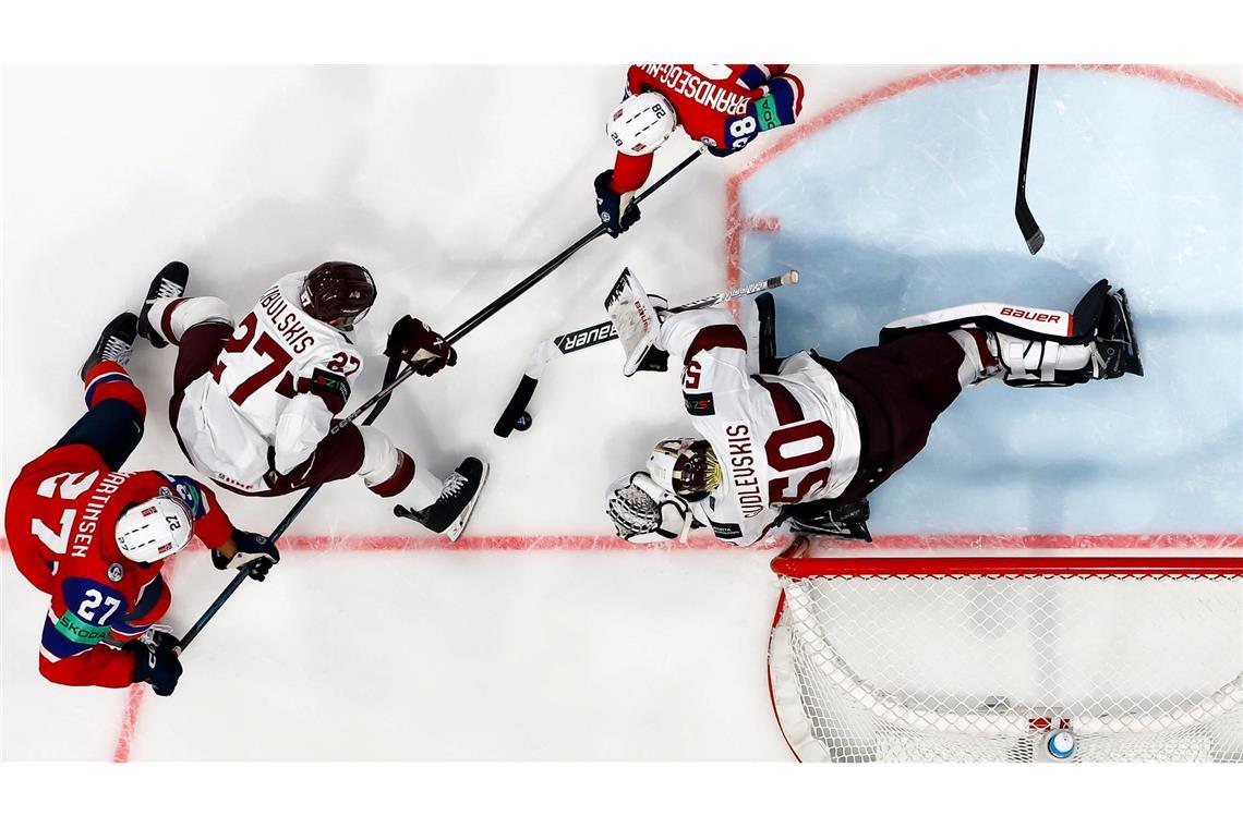 Norwegen steht erstmals im Halbfinale einer Eishockey-WM.