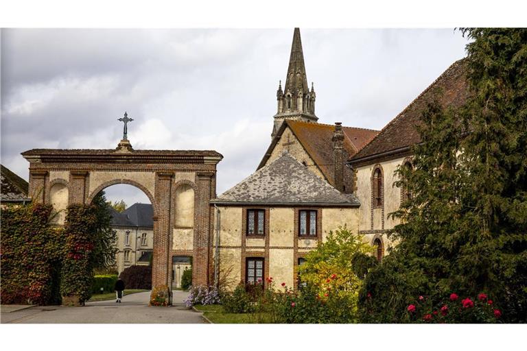 Notre-Dame de la Trappe nahe der französischen Gemeinde Soligny-la-Trappe in der Normandie.